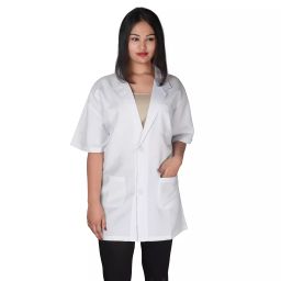 SARAF White Doctor Apron/Lab Coat(H/S) Size:- XXL, 7101-3