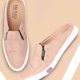 Fausto Men's Beige Mule Shoes-image-41