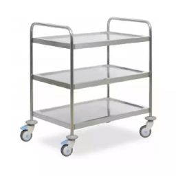 ABCO 058 76x46x81 cm 3 Shelves Instrument Trolley-image-90