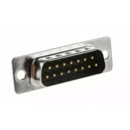 RS PRO 15 Way D-sub Connector Plug Panel Mount 2.77 mm Pitch, 5443777-5