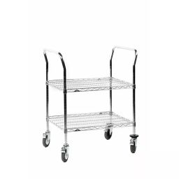 EUROSTAT 2 Shelf Trolley Trolley 460x760x1030 mm 200kg Load, 40-010-0005-picture-49