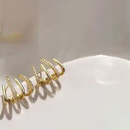 Celestria Artificial Stones Studded Contemporary Korean Studs-50