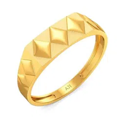 Joyalukkas Yuva Collection Rocking Macho Designer 22k Gold Casual Ring for Men-image-40