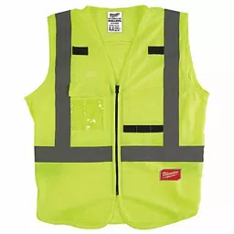 Milwaukee High Visibility Vest 2XL/3XL Ylw/Green, 55FF12-19
