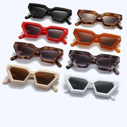 AUGEN Unisex Grey Lens & Brown Browline Sunglasses with-2