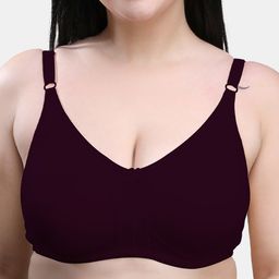 MAROON Full Coverage Non Padded Minimizer Bra With All Day Comfort image 2