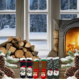 Butterthief Unisex Pack Of 3 Patterned Calf-Length Socks-6
