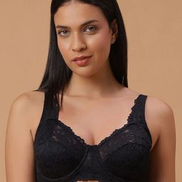 Soie Women Lacy Non Padded Full-Coverage Bra with Flexi Underwire-picture-17