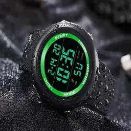 Hala Men Aluminium Printed Dial & Straps Digital Watch BEN-Green-SINGLE-30