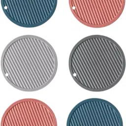 Cup Insulation Mat, Pad for Hot & Cold Pot Pan Bowl, Flexible PVC Coaster Trivet-9