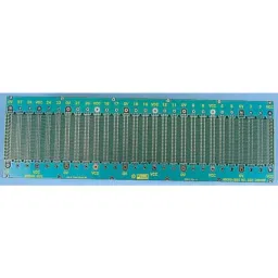 RS PRO 64, 96 Way DIN 41612 Eurocard Motherboard FR4 84HP with 20.32mm Connector Pitch 1102444-43