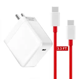 Loire Original Supervooc Mobile Adapter with USB Type-C Cable White for OnePlus Smartphones-6