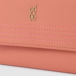 Baggit Women Peach-Coloured Solid Two Fold Wallet image 5