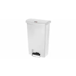 RUBBERMAID Slim Jim 50L White Pedal Waste Bin, 1883557-picture-24