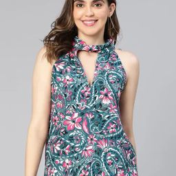 Oxolloxo Multicolor Floral Print Top-image-27