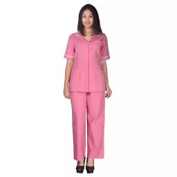 SARAF Pink Nurse Dress/Uniform Size:- L, 7402B-image-4