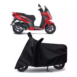 Auto Pearl Bike Cover for Aprilia SXR 160 (Black)-image-18