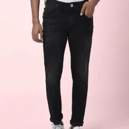 SF Jeans by Pantaloons Dark Grey Cotton Slim Fit Jeans-image-31