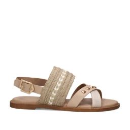 BAGATT Women's Goldy Beige Back Strap Sandals-image-9