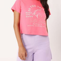 Cute Feminine Find Your Joy Printed T-shirt-image-3