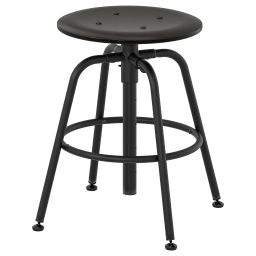 ikea kullaberg Stool, black-picture-45