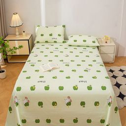 JC HOME Green & White Ethnic Motifs 140 TC Queen Bedsheet Set 2 m x 2.30 m-image-88