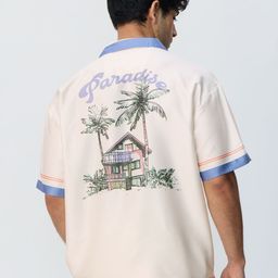 The Souled Store Oversized Hawaiian State Of Mind Graphic Printed Casual Shirt-picture-40