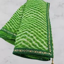 Florence Pure Georgette Fusion Saree-picture-52