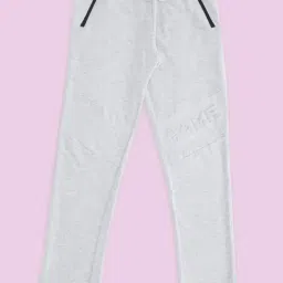 Pantaloons Junior Grey Cotton Regular Fit Trackpants-picture-41