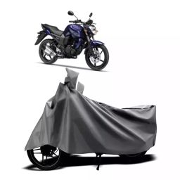 Auto Pearl Two Wheeler Cover with Bag for Yamaha FZ, Silver-image-105