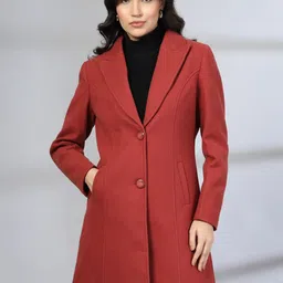 Juelle Notched Lapel Collar Over Coat-picture-21