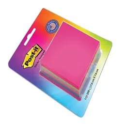 3M 3x3 inch Assorted Sticky Notes Cube Pack of 2 (200 Sheets Per Pack), 400 Sheets-46