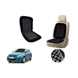 Auto Pearl Car Wooden Bead Seat Cushion with Black Velvet Border Compatible for Swift Dzire Type-2-image-88