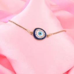 Estele Gold-Plated Evil Eye Bracelet with Austrian Crystals for Women-33