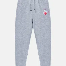 Kiddopanti Kids Grey Melange Textured Trackpants-image-22