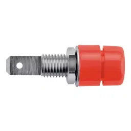 SCHUTZINGER CONNECTOR, BANANA, JACK, 32A, RED, QC, IBU 5568 NI / RT-image-79