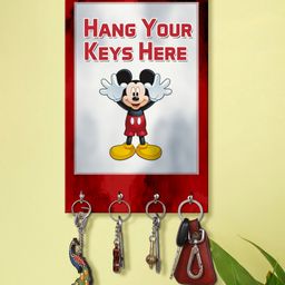 999Store Stylish Wood Wall Mount Decorative Key Holder - Hang Your Keys Here-image-94