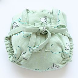 Cocoon Care Unisex bamboo knitted fabric Light Green cloth nappy with extra padding for Baby 0 to 6 Months-image-22