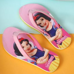Kidsville Disney Princess Featuring Snow White Designed Flip Flops - Pink-image-82
