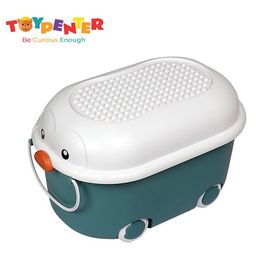 TOYPENTER Storage Box | Rolling Storage Container Box | Baby Storage Box For Baby Product | Trunk Storage Box | Storage Box And Organizer For Baby Products (Green)-25