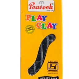 Peacock Single Color Clay Bar, Black, 150 g (Pack of 6) | Clay Toy For Kids | Non-Toxic | Clay Set For Kids | Modelling Clay For Kids | Creative Art & Crafts | Gifts For Kids |-picture-14