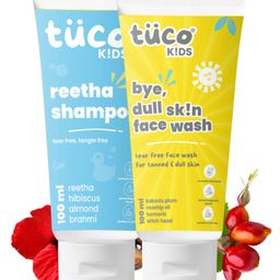 Tuco Kids Facewash & Shampoo, Proven Effectiveness - 100 ml Each (Pack of 2)-image-57