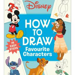 penguin random house Disney How to Draw Favourite Characters Drawing Book - English-picture-5