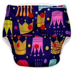 BASIC Cloth Diaper with New Quick Dry UltraThin Pads Trimmer Stays Dry & Lasts up to 3Hrs - Multicolour image 4