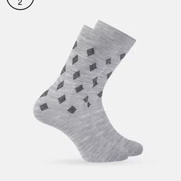 Mast & Harbour Men Pack Of 2 Patterned Calf Length Socks-50