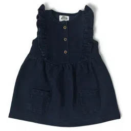 MiArcus Kids Navy Solid Dress-image-45