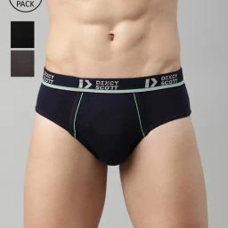 Dixcy Scott Originals Multi Cotton Regular Fit Briefs - Pack Of 3-picture-23