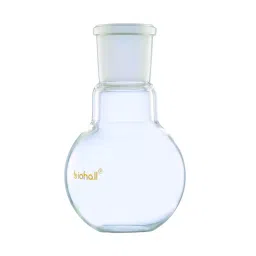 Biohall 20000 ml Clear Borosilicate Glass 3.3 Single Neck with Joint Flat Bottom Flask, BLS.FB081 image 1