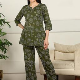 ETC Women Geometric Printed Night Suit-picture-23