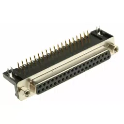 RS PRO 37 Way D-sub Connector Socket Right Angle Through Hole, 5444017-picture-0